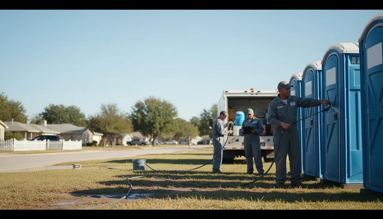 Long-Term Portable Toilet Rental in Cecil, AR near me